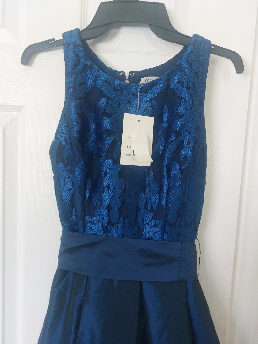 Navy Blue Sleeveless Gown - photo 2