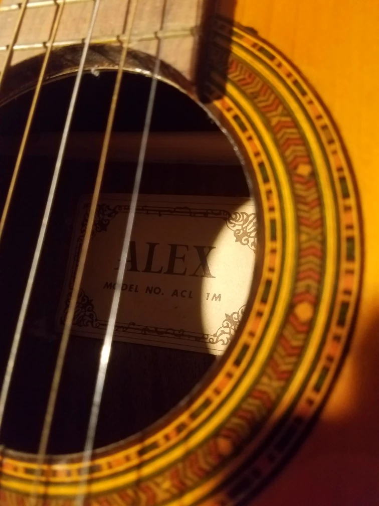 ALEX Acoustic Guitar Model ACL-1M - photo 4