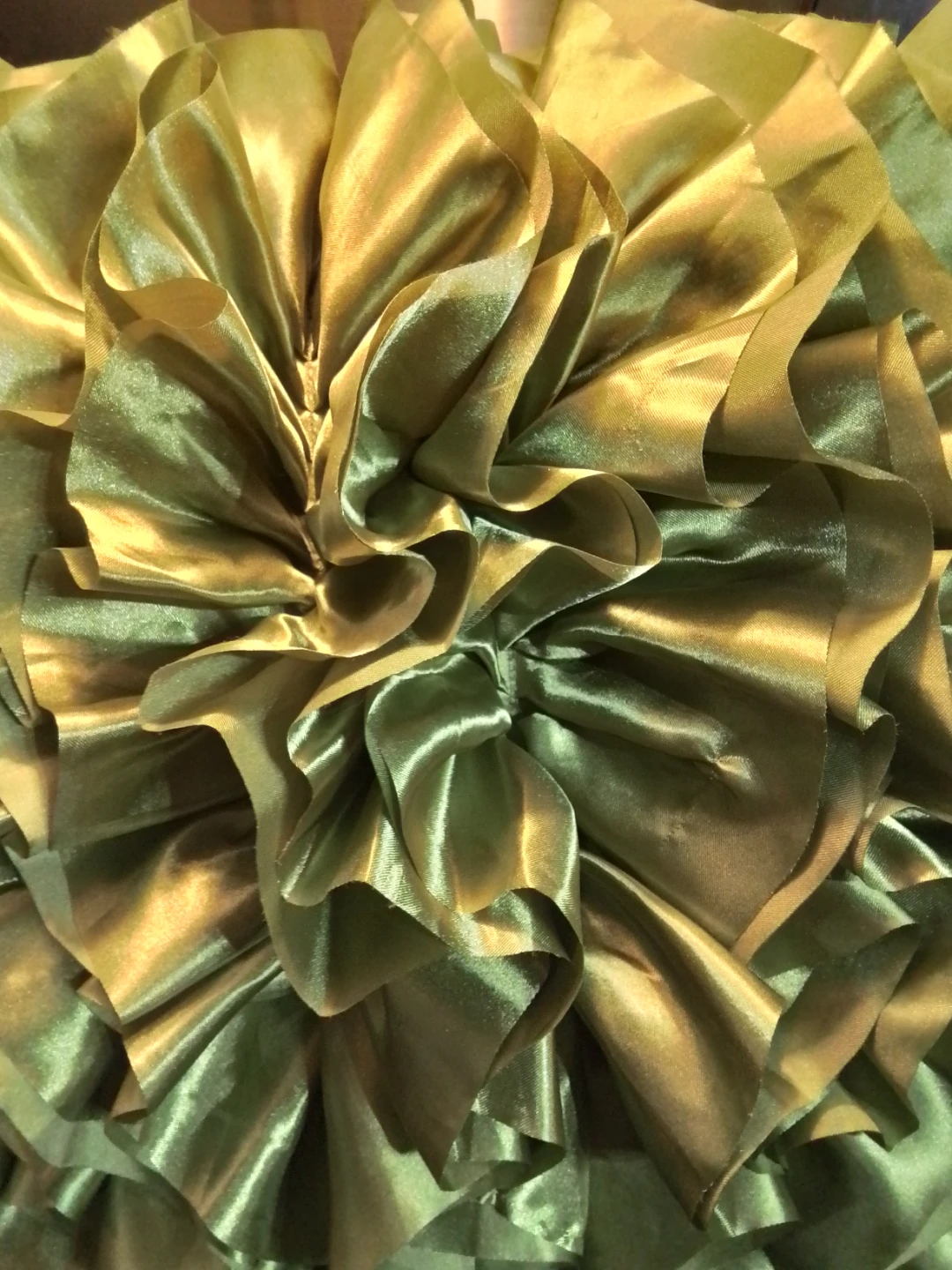 Decorative Green Ruffled Pillow Pier 1 - photo 4