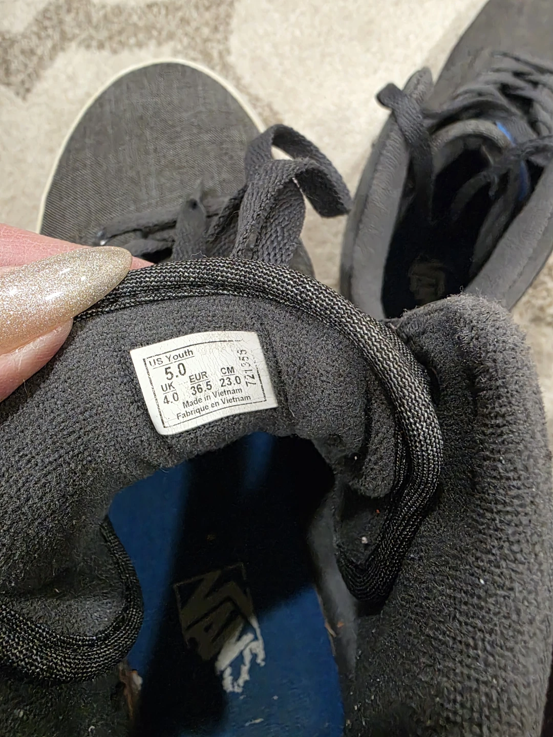 Vans Youth High-Top Sneakers - Size 5 - photo 5