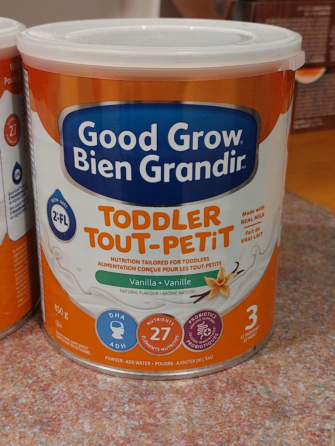 Good Grow Toddler Formula, Vanilla/Milk, 850g - photo 2
