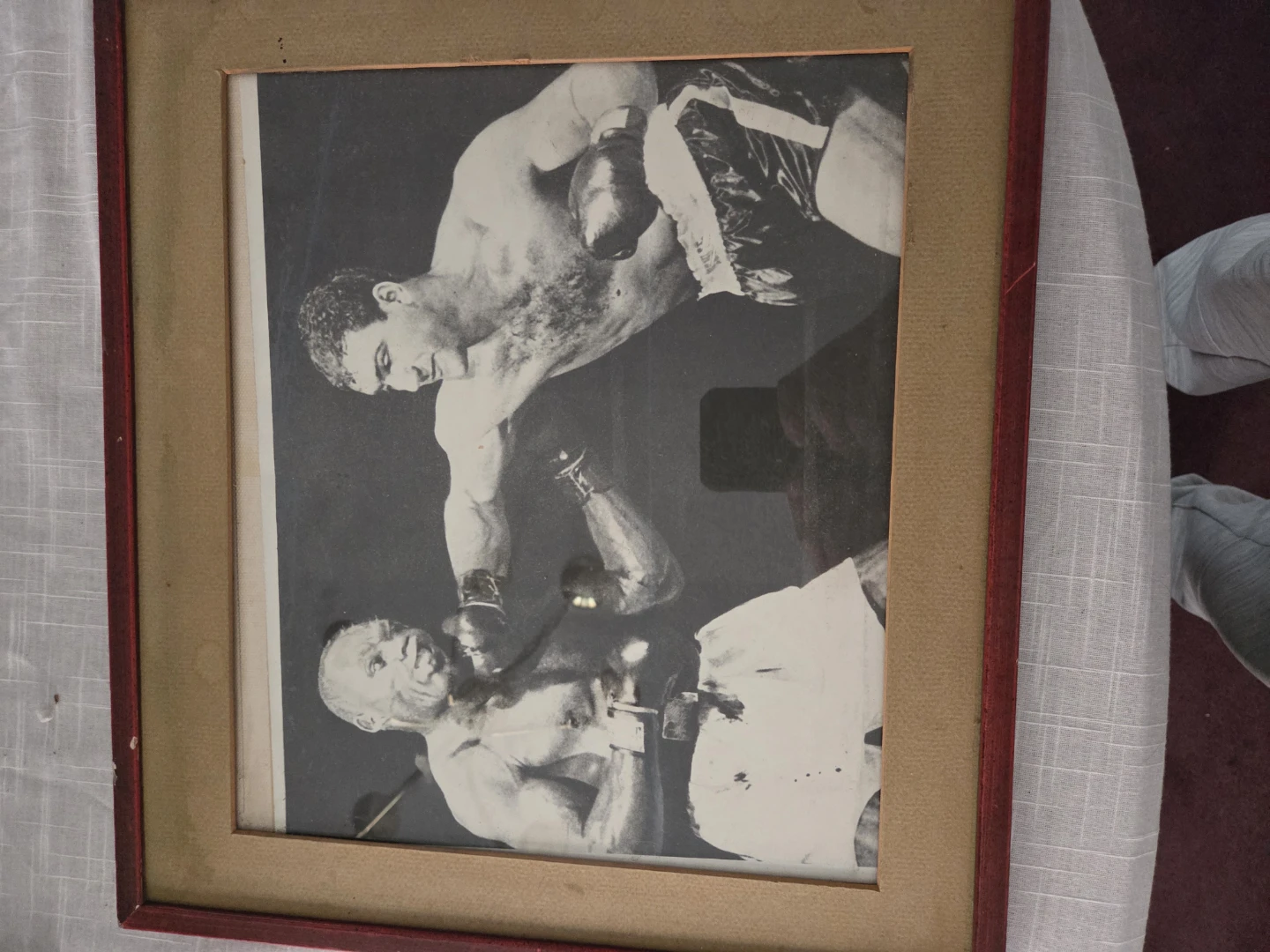 Jersey joe wolcott vs. Rocky Marciano 1953