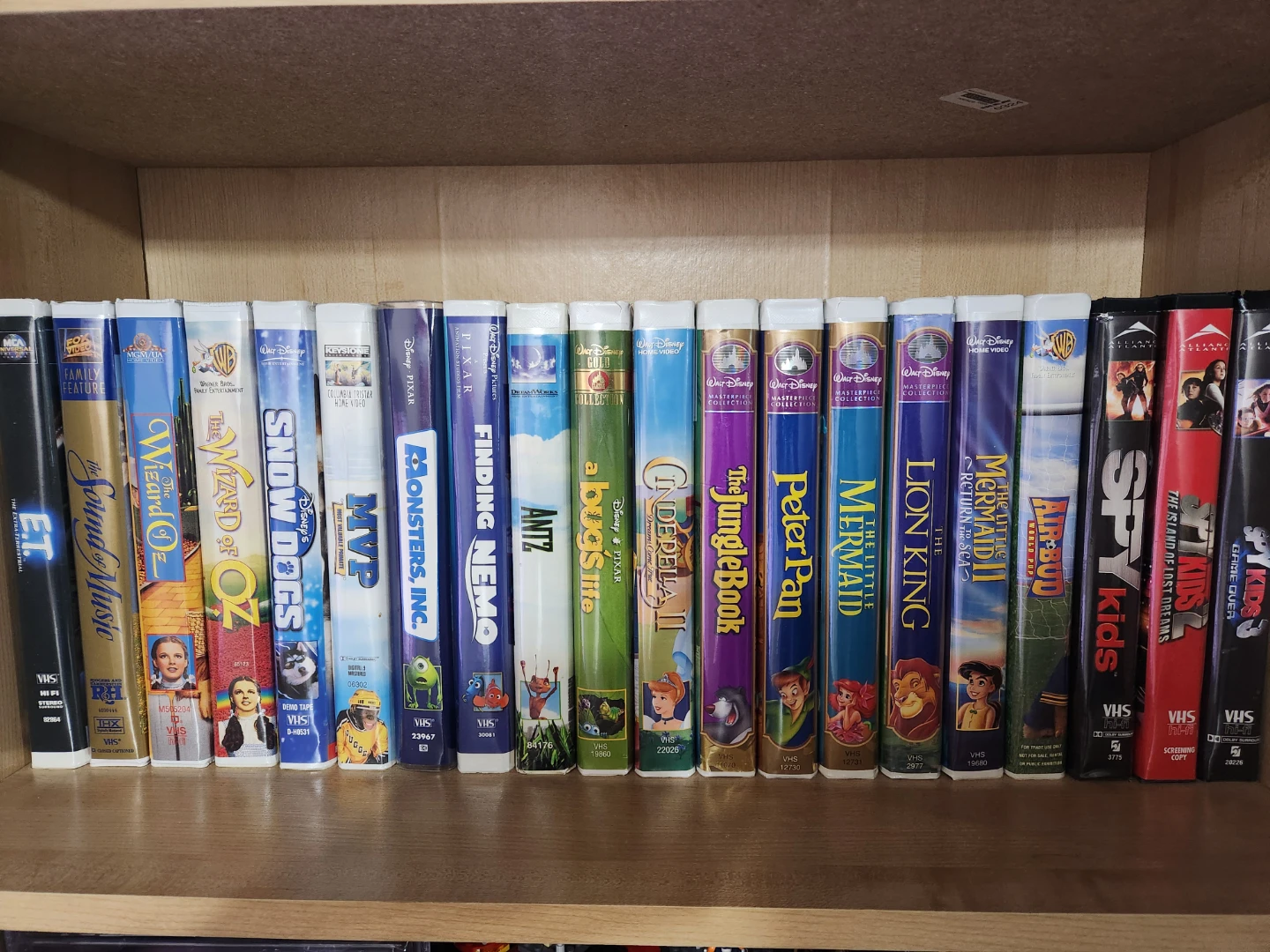 Collection of Disney and Family VHS Tapes