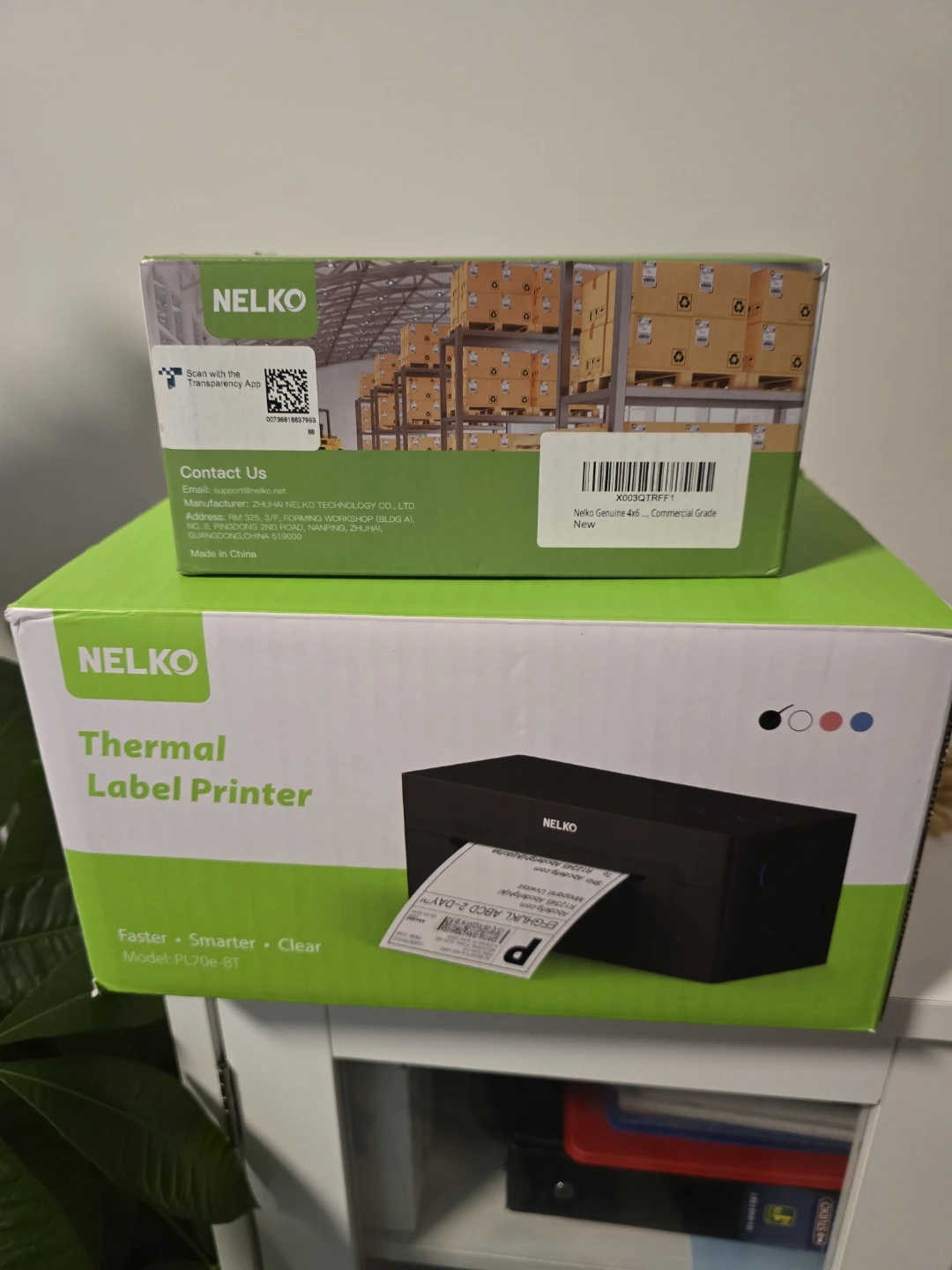 New NELKO Thermal Label Printer PL70e-BT