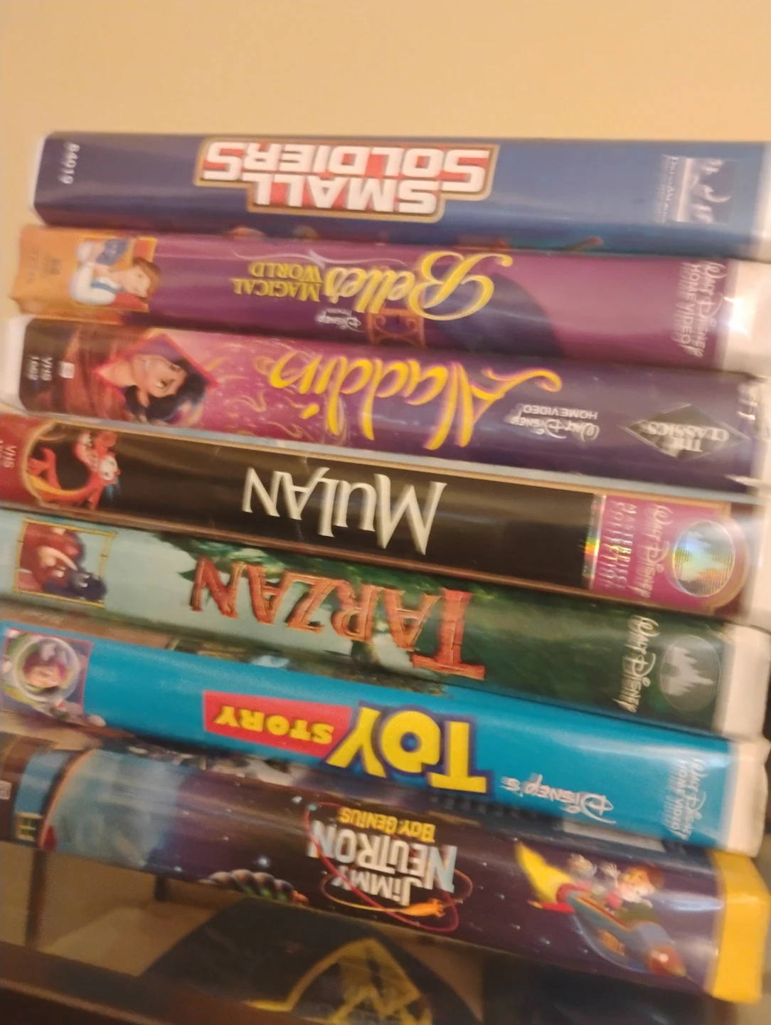 Disney VHS Movies - Aladdin, Mulan, Tarzan, Toy Story & More