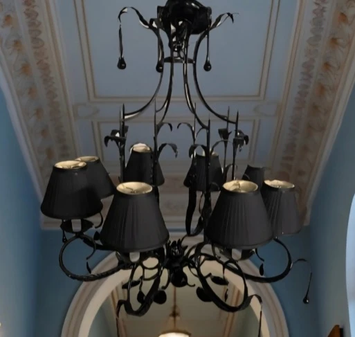 Black Iron Chandelier
