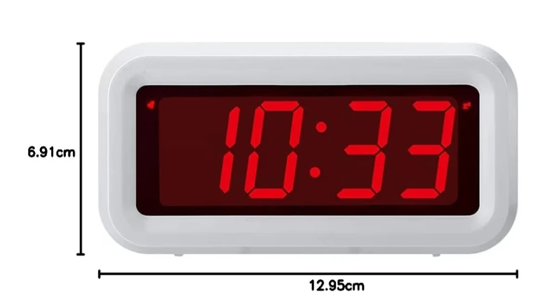 Timegyro Alarm Clock for Bedrooms, LED Digital Clock - photo 3