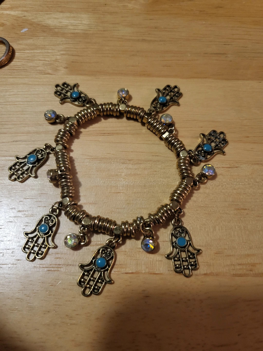 Hamsa Hand Charm Bracelet