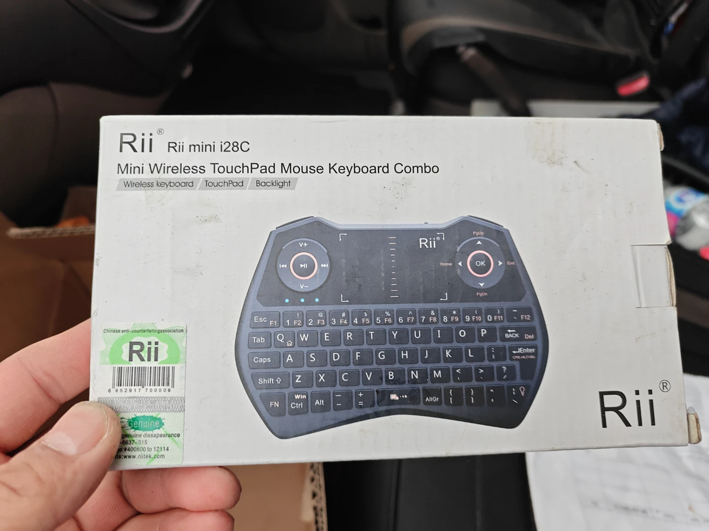 Rii Mini i28C Wireless Touchpad Mouse Keyboard Combo