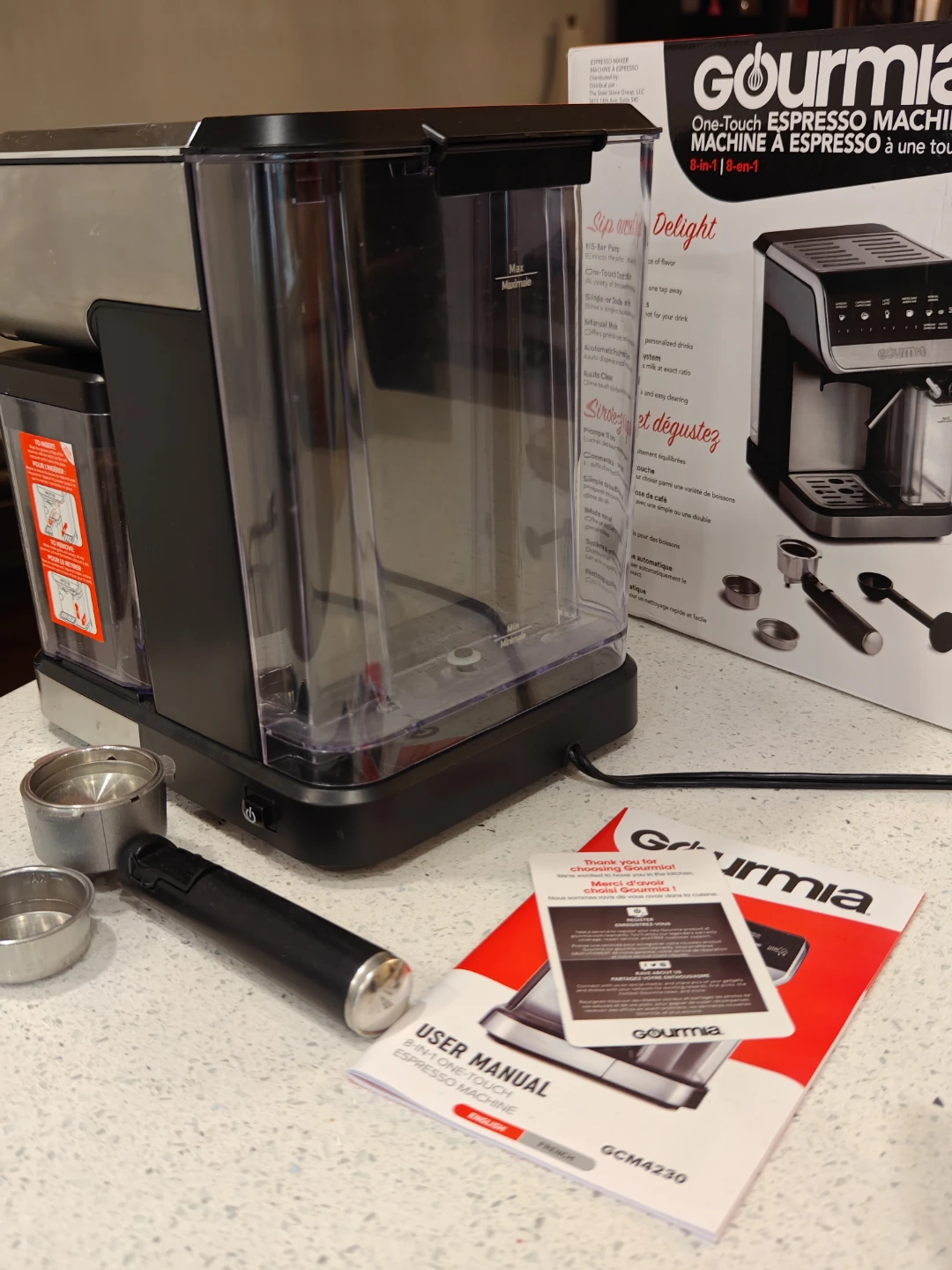 Gourmia GCM4230 Espresso Machine - Like New! - photo 4