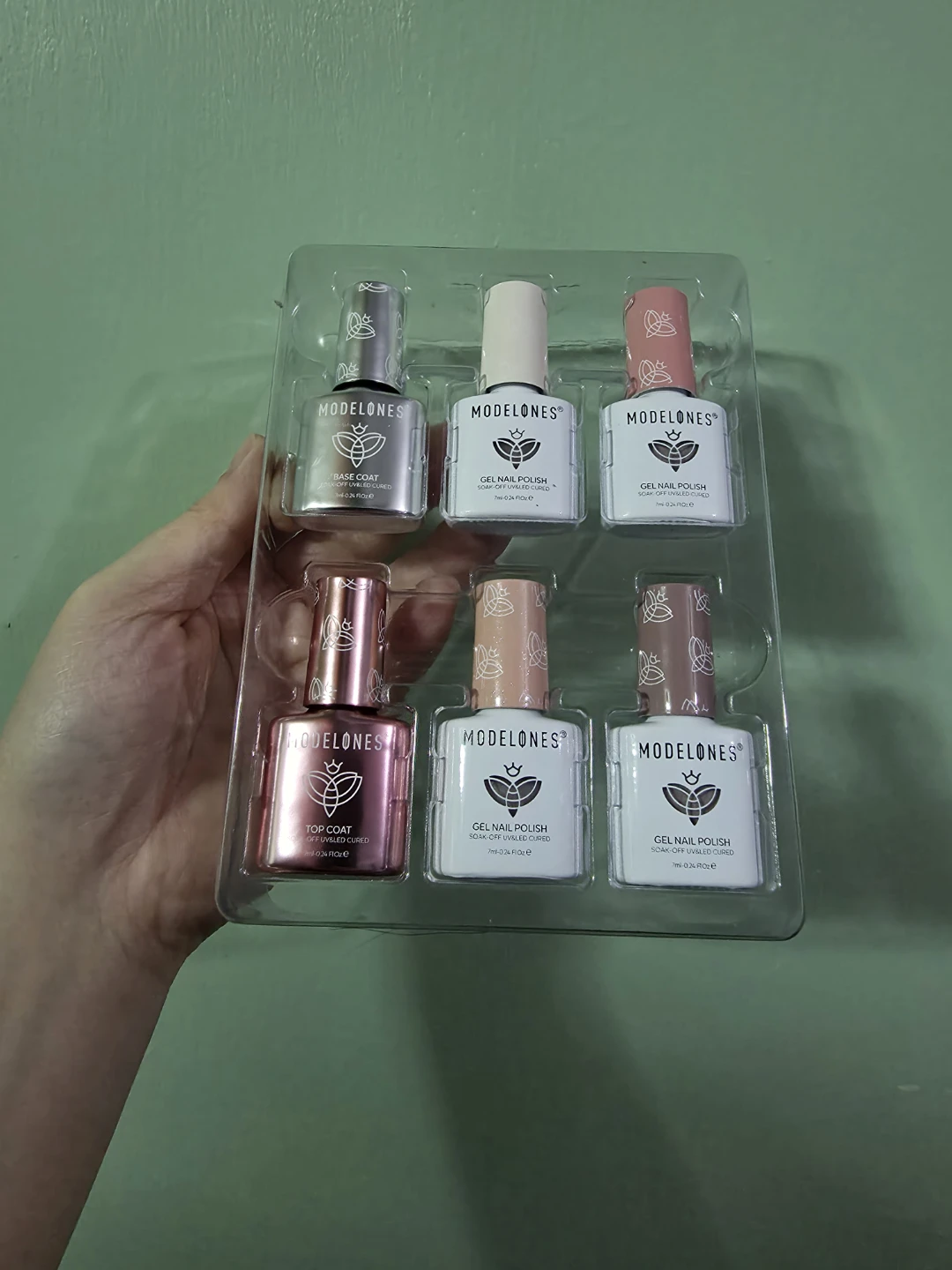 Modelones Nail Polish Set with UV/LED Lamp