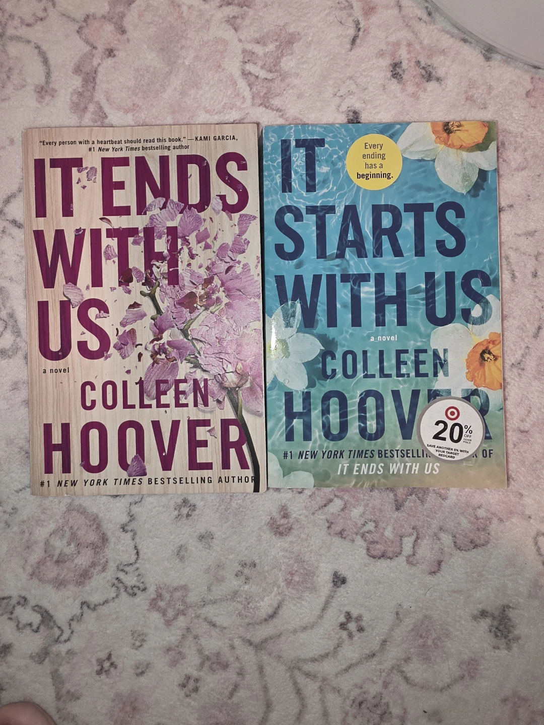 Colleen Hoover "It Ends With Us" and "It Starts With Us" Novels