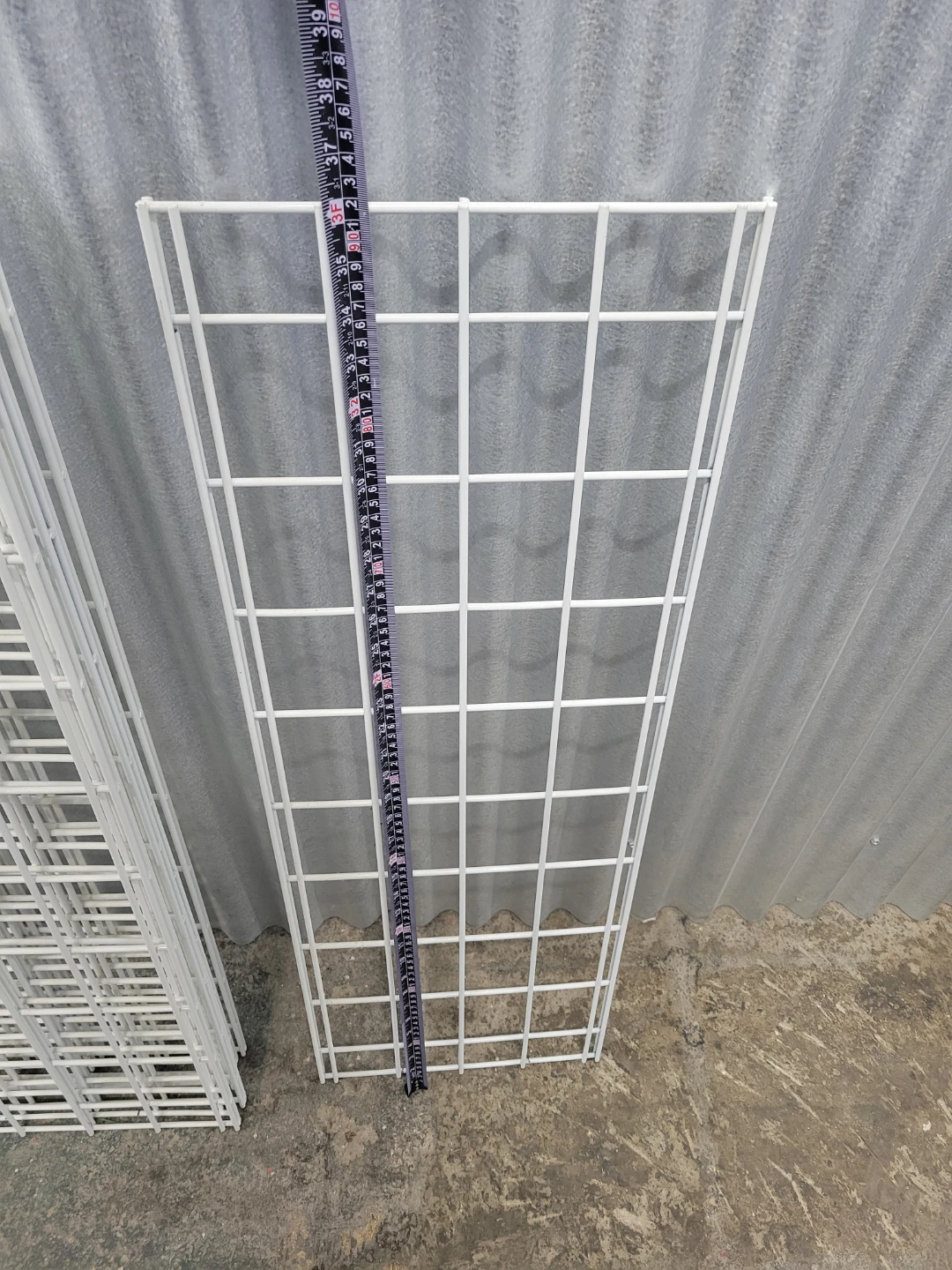 White Wire Grid Panels - photo 3