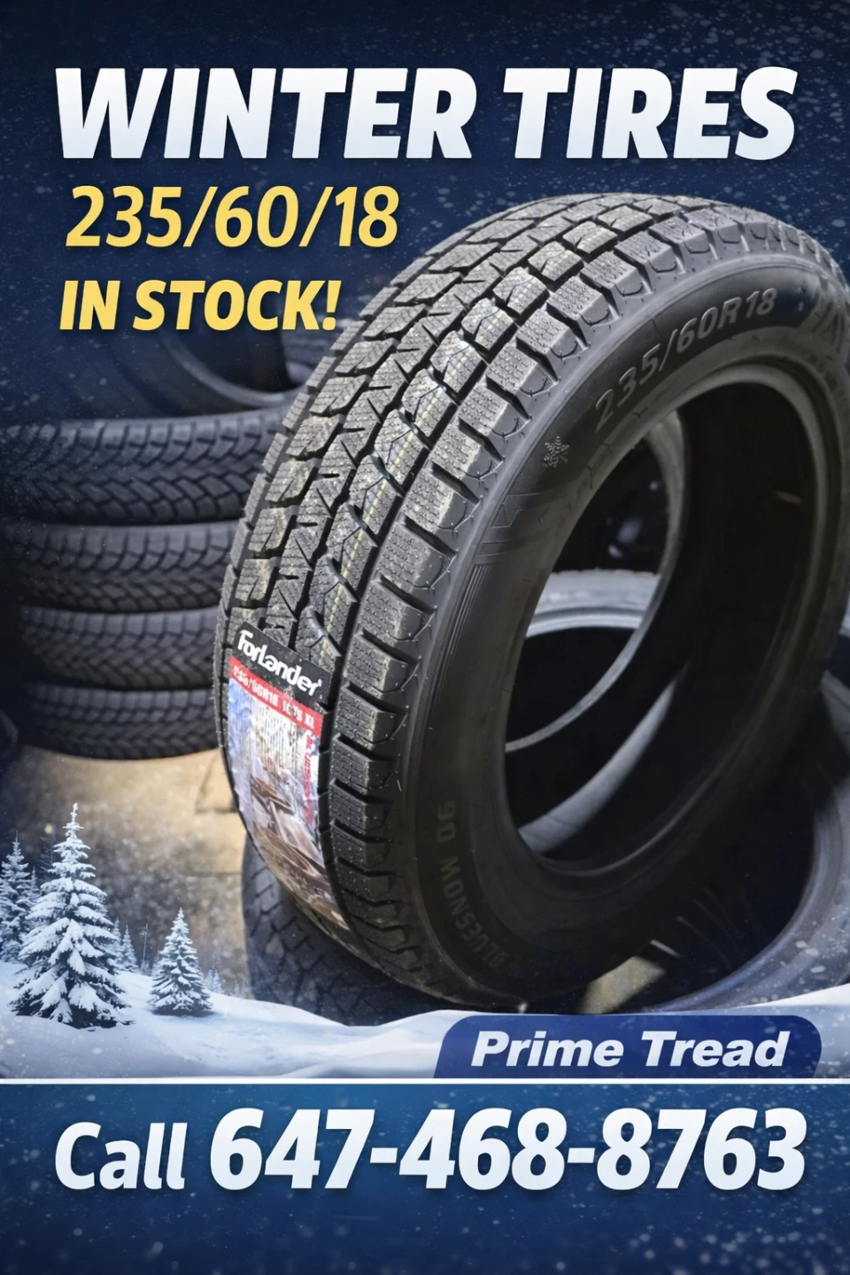 235/60/18 ( Winter Tires)