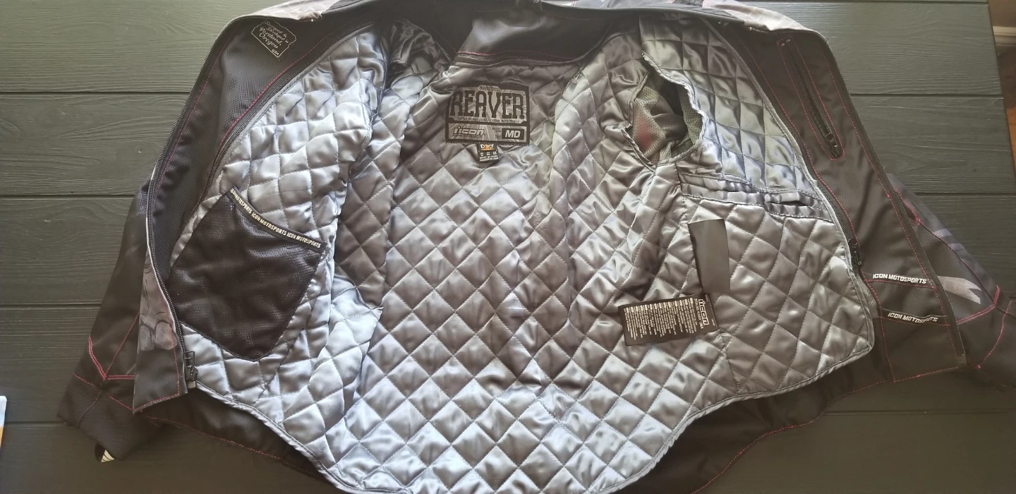 Icon Reaver Motorcycle Jacket - Size MD - photo 3