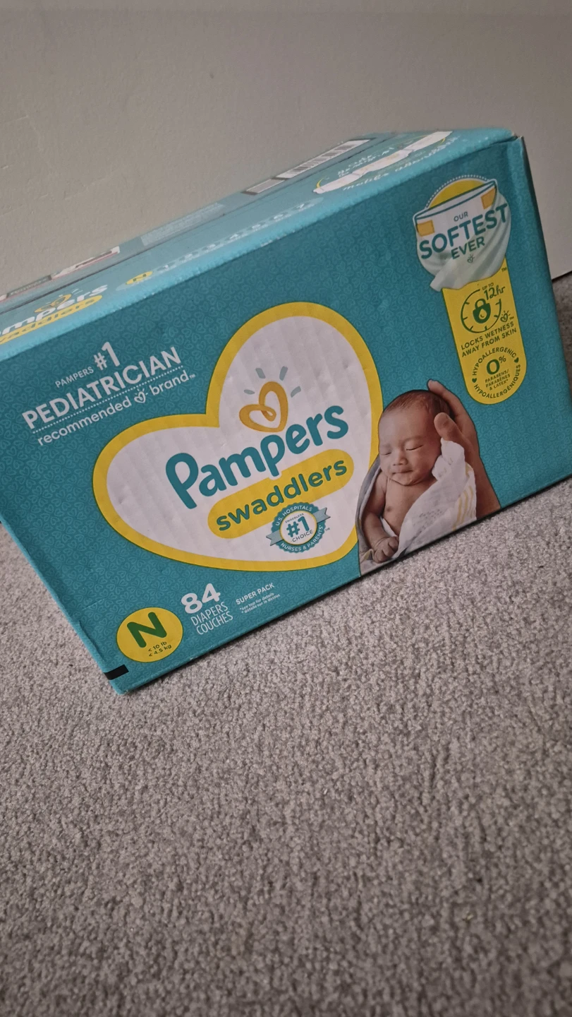 Brand new! Newborn Pampers Swaddlers Diapers