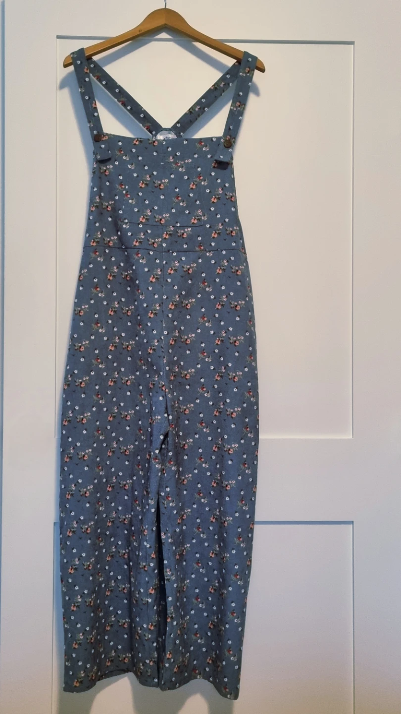 LA Soul Floral Corduroy Overalls - photo 4
