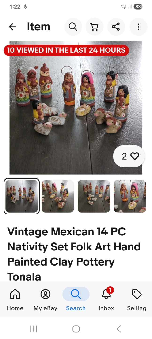 Mexican Nativity set