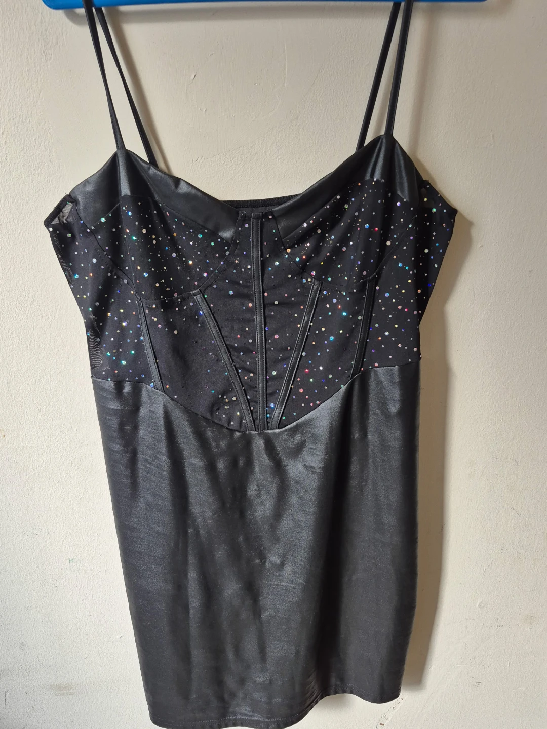Sparkly Corset Bodycon Mini Dress