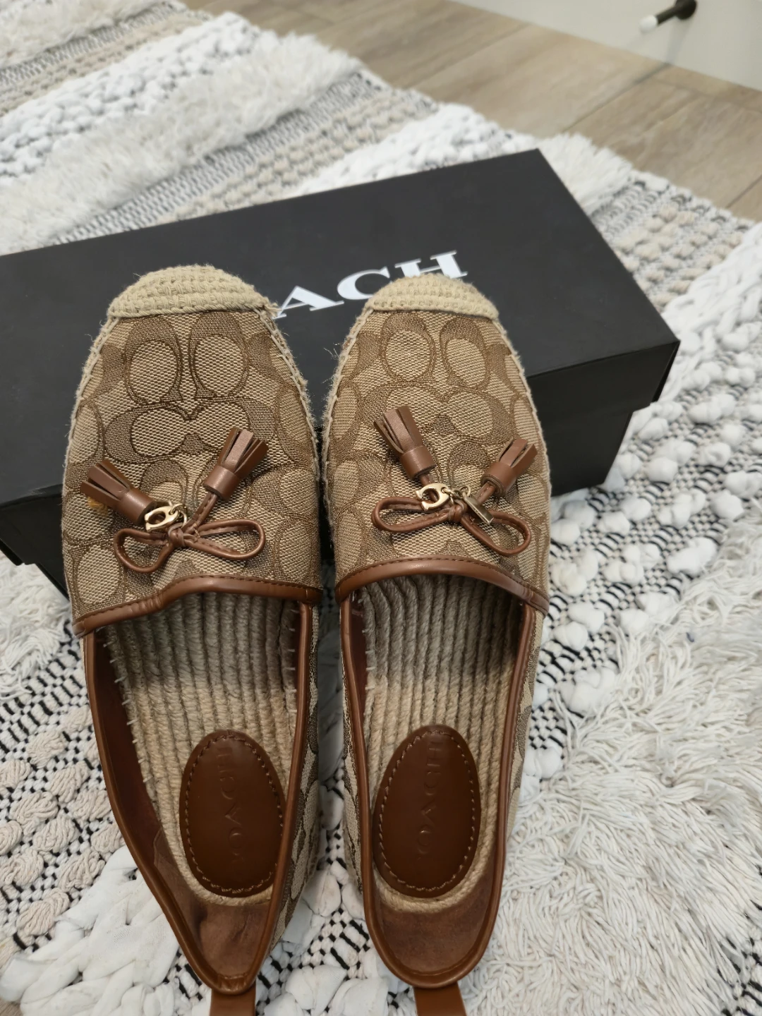 Coach Espadrille Loafers, Size 7.5 Women - photo 2