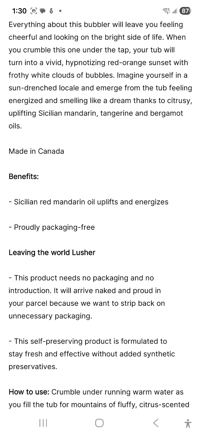 Lush Brightside Bubble Bar - photo 2