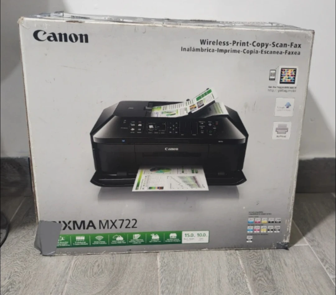 Canon PIXMA MX722 Wireless Printer