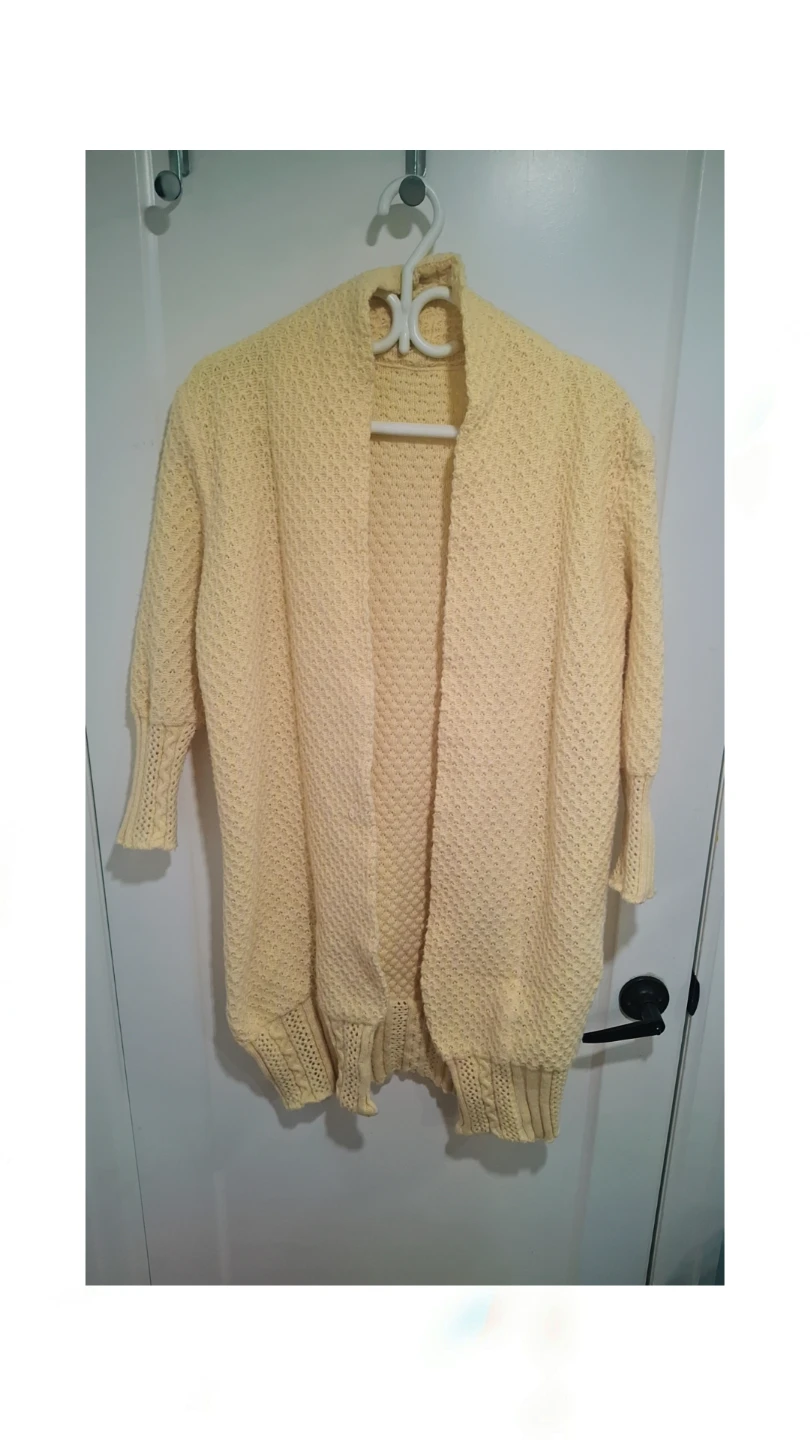 Yellow Knit Cardigan - photo 2