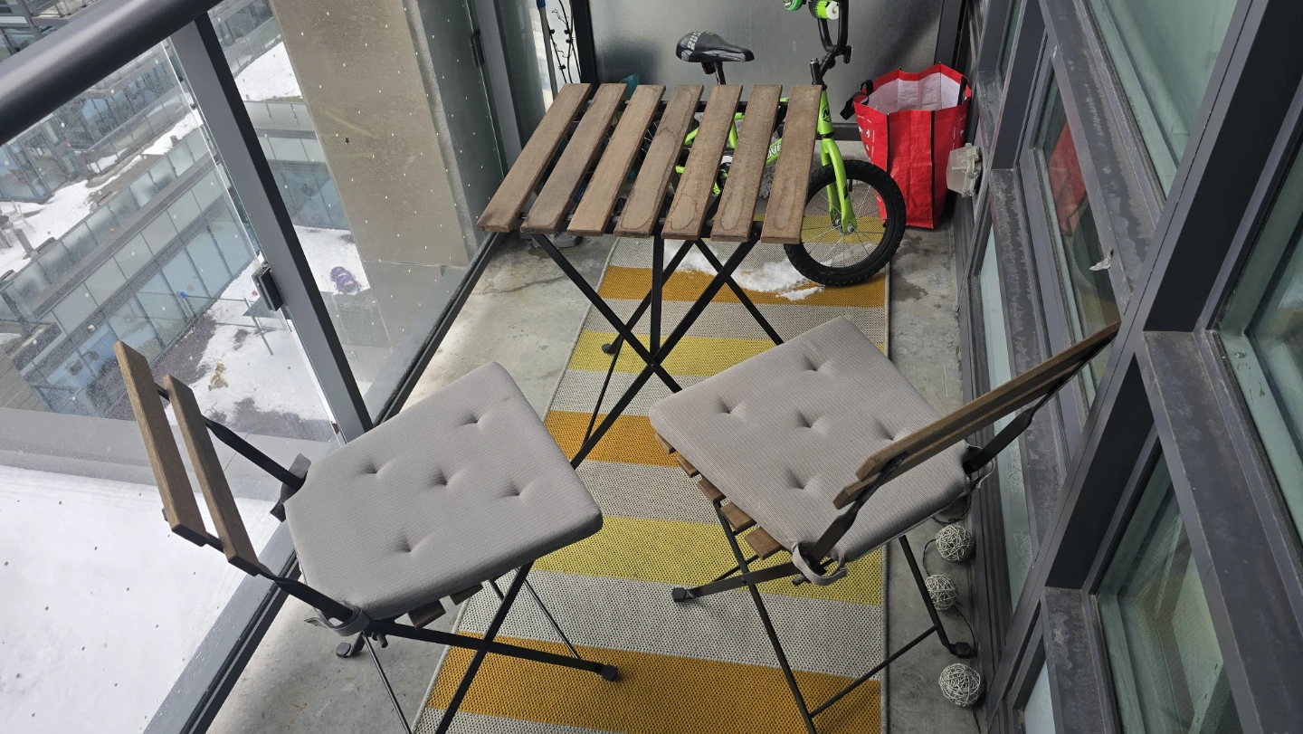 Outdoor Bistro Set - Table and 2 Chairs
