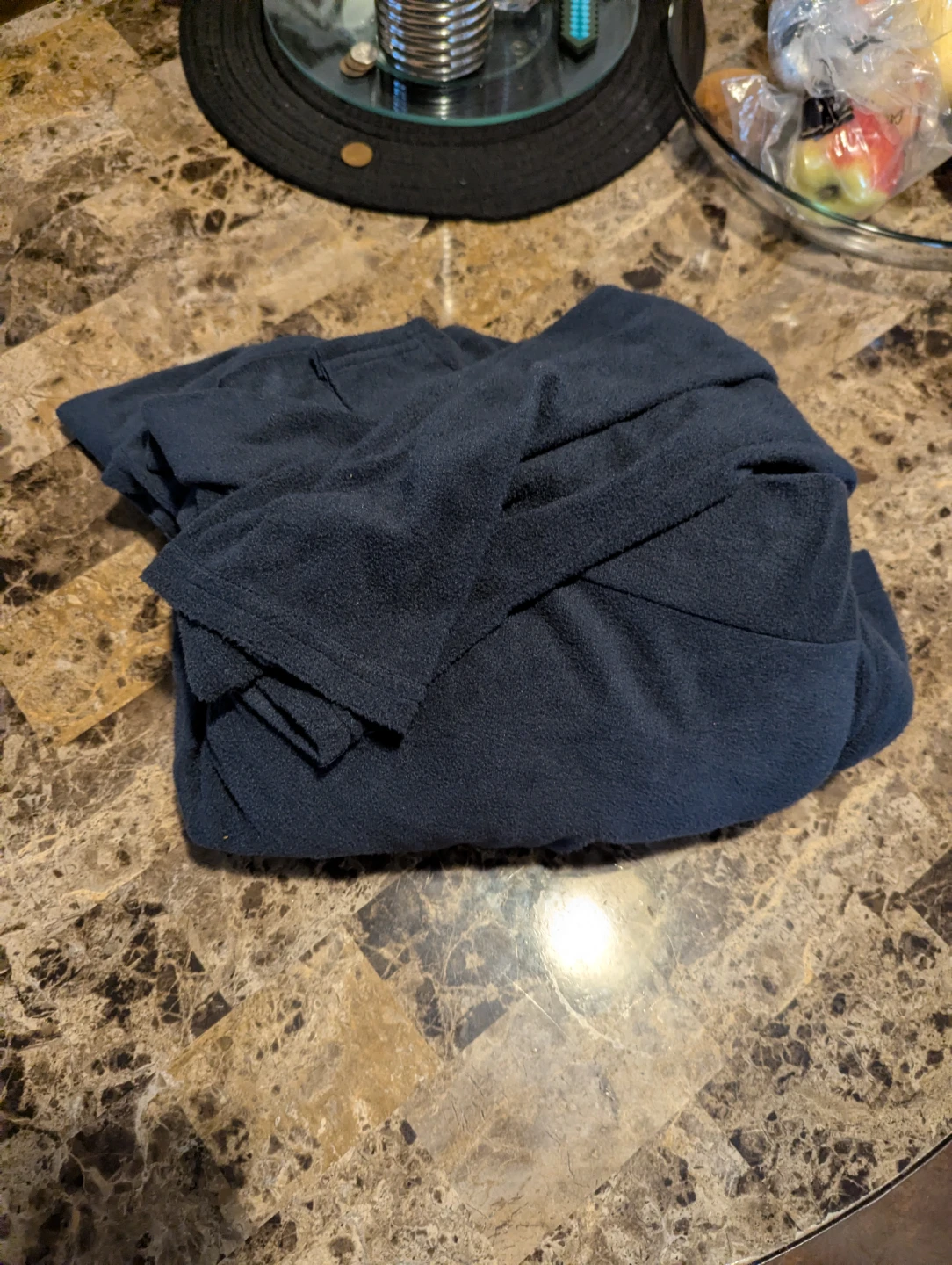 Men's No-Branded Dark Blue Sleeping Robe
