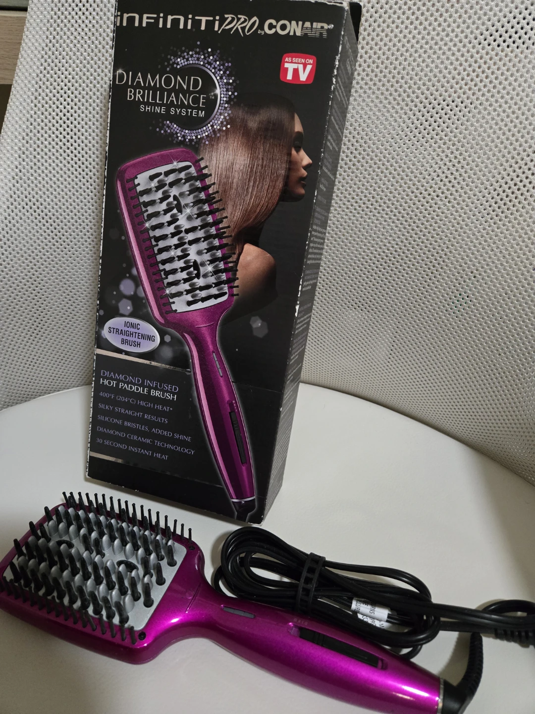 Diamond Brilliance Ionic Straightening Brush - photo 2