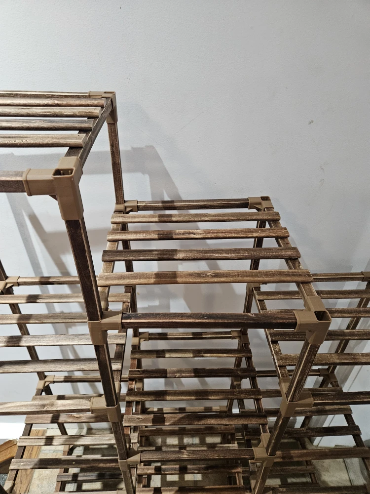 Wooden Plant Stand - Multi-Tiered - photo 4