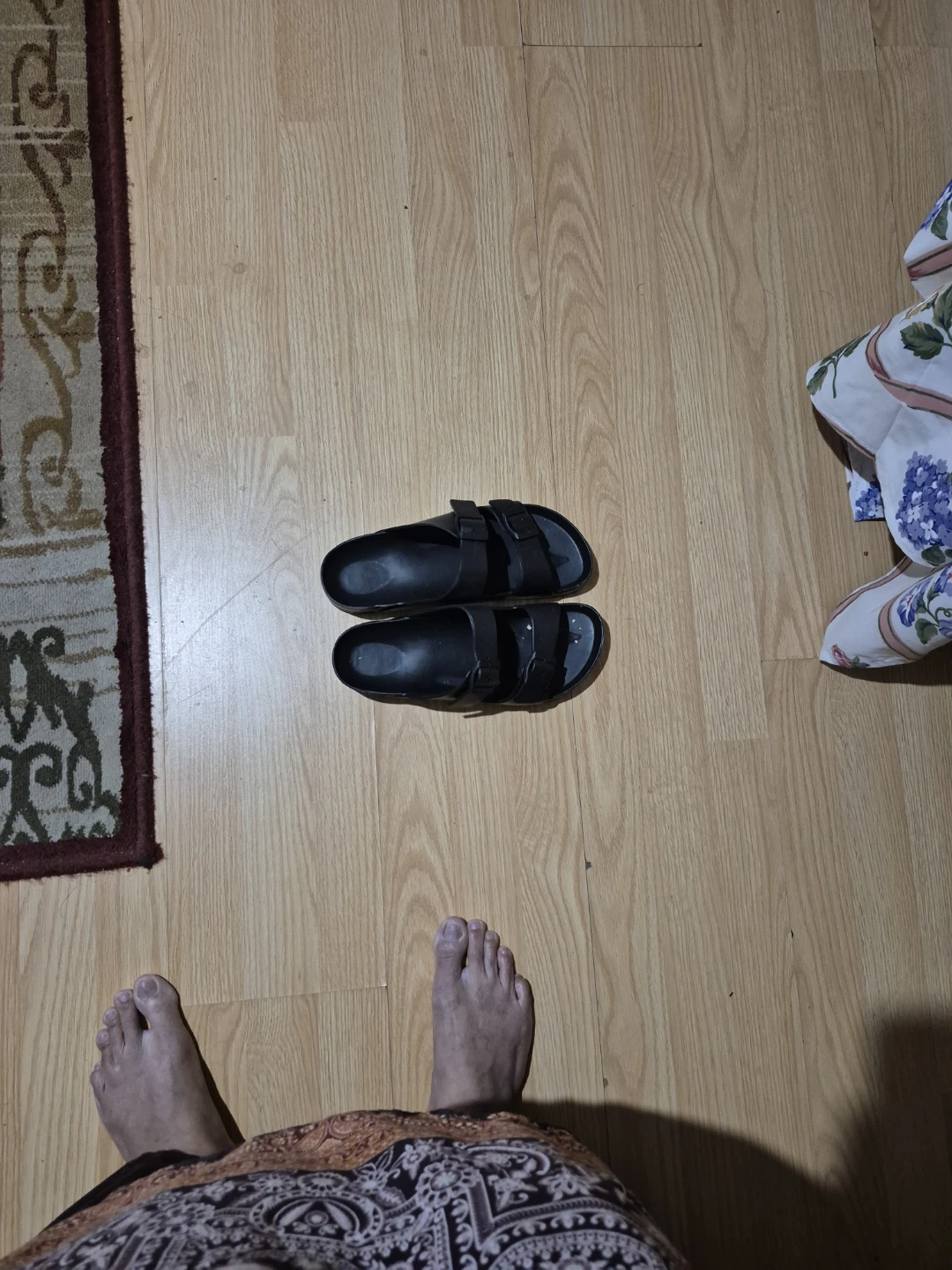 Black Double Strap Sandals - photo 2