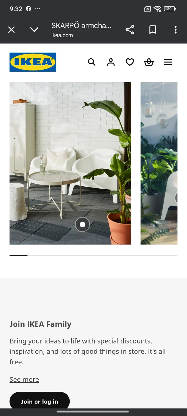 IKEA SKARPO Armchair - photo 2
