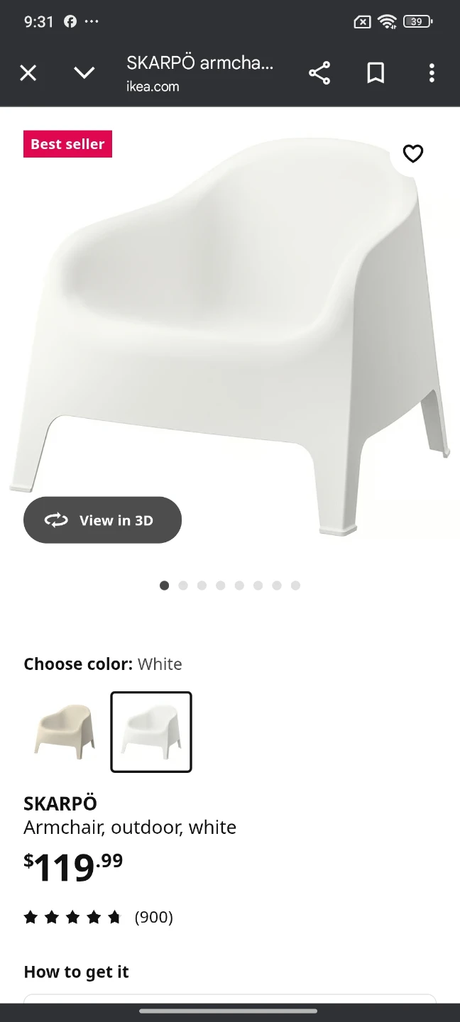 IKEA SKARPO Armchair - photo 3
