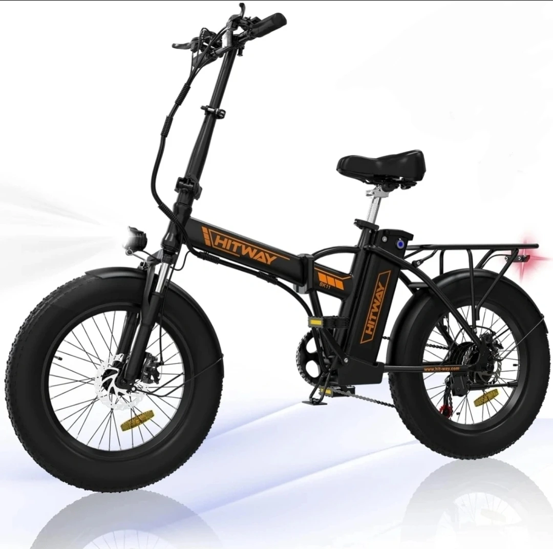 Hitway 750w fat tire folding e bike