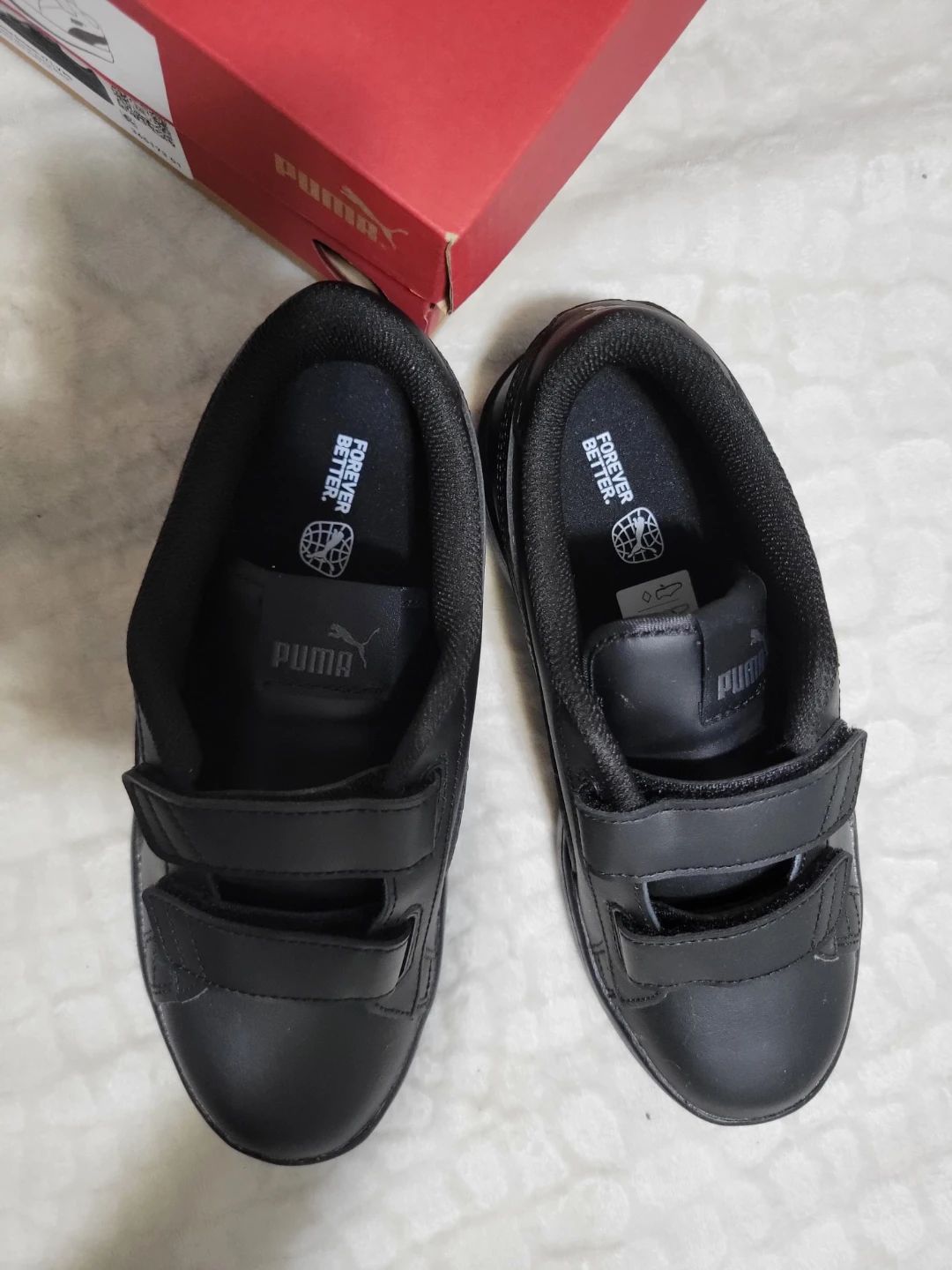Puma Smash v2 L V PS Black Sneakers - Size 3.5C - photo 2