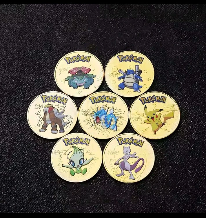 Pokémon Gold Coins - Pikachu, Mewtwo, Charizard & More