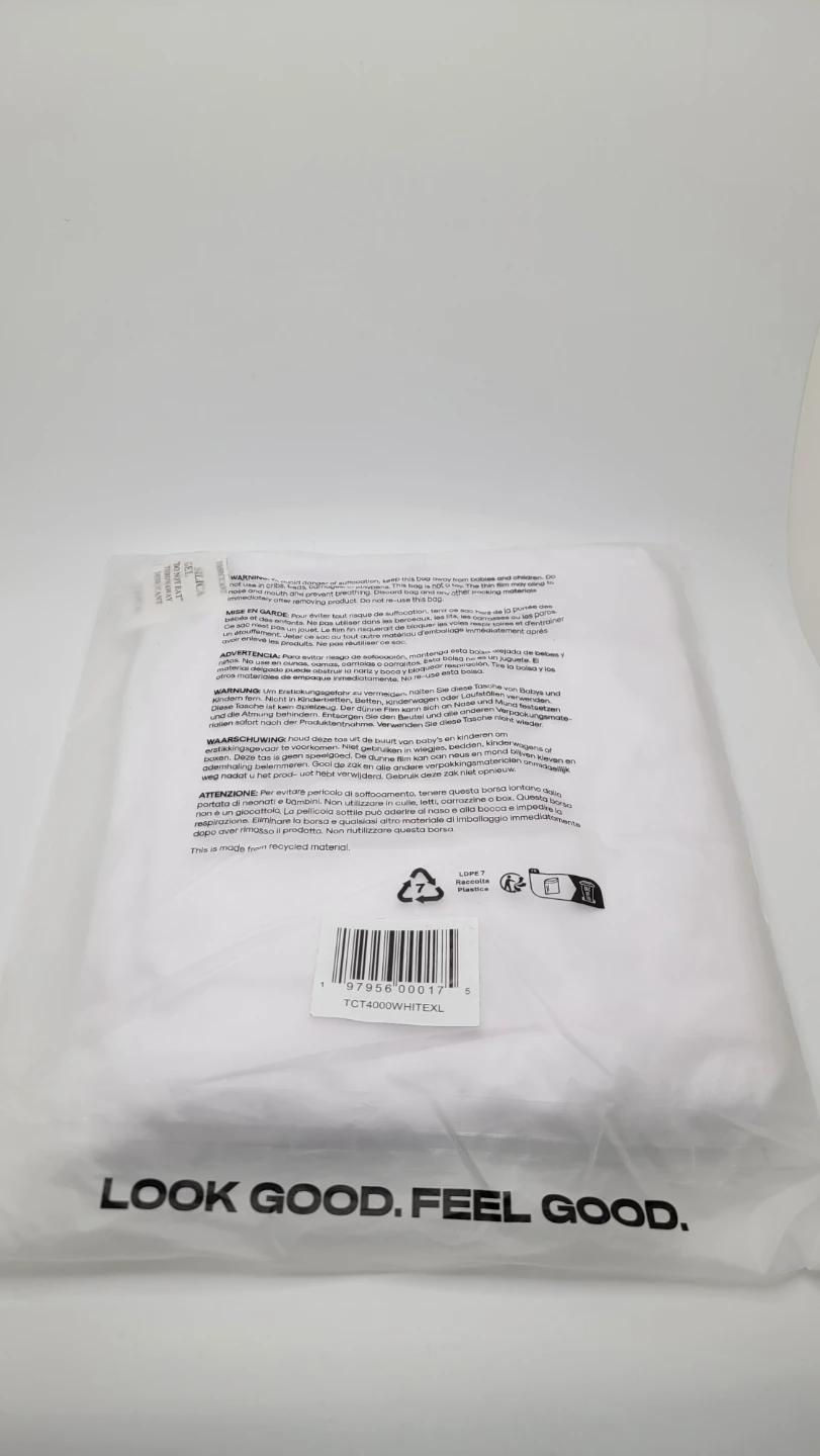 True Classic Men’s White Crew Neck T-Shirt XL | Premium Fit Soft - photo 3
