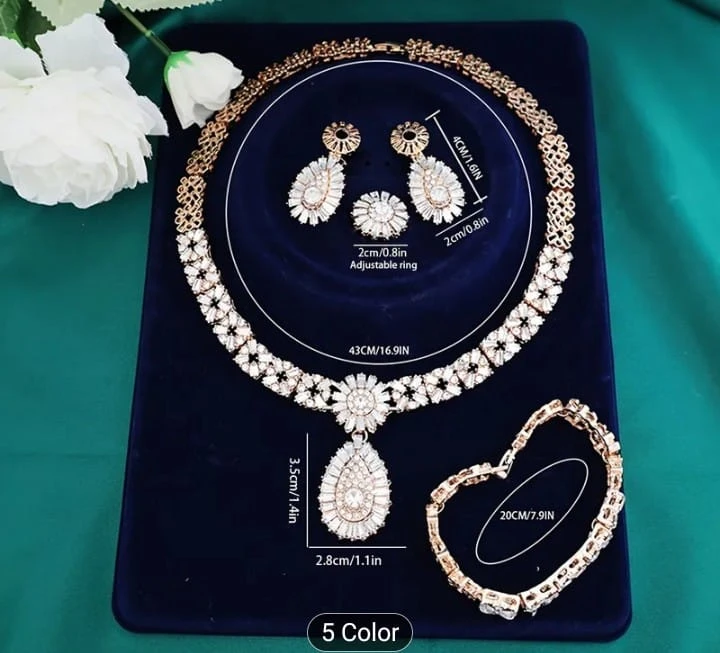 Rhinestone Jewellery Set (5 Colours) - photo 4