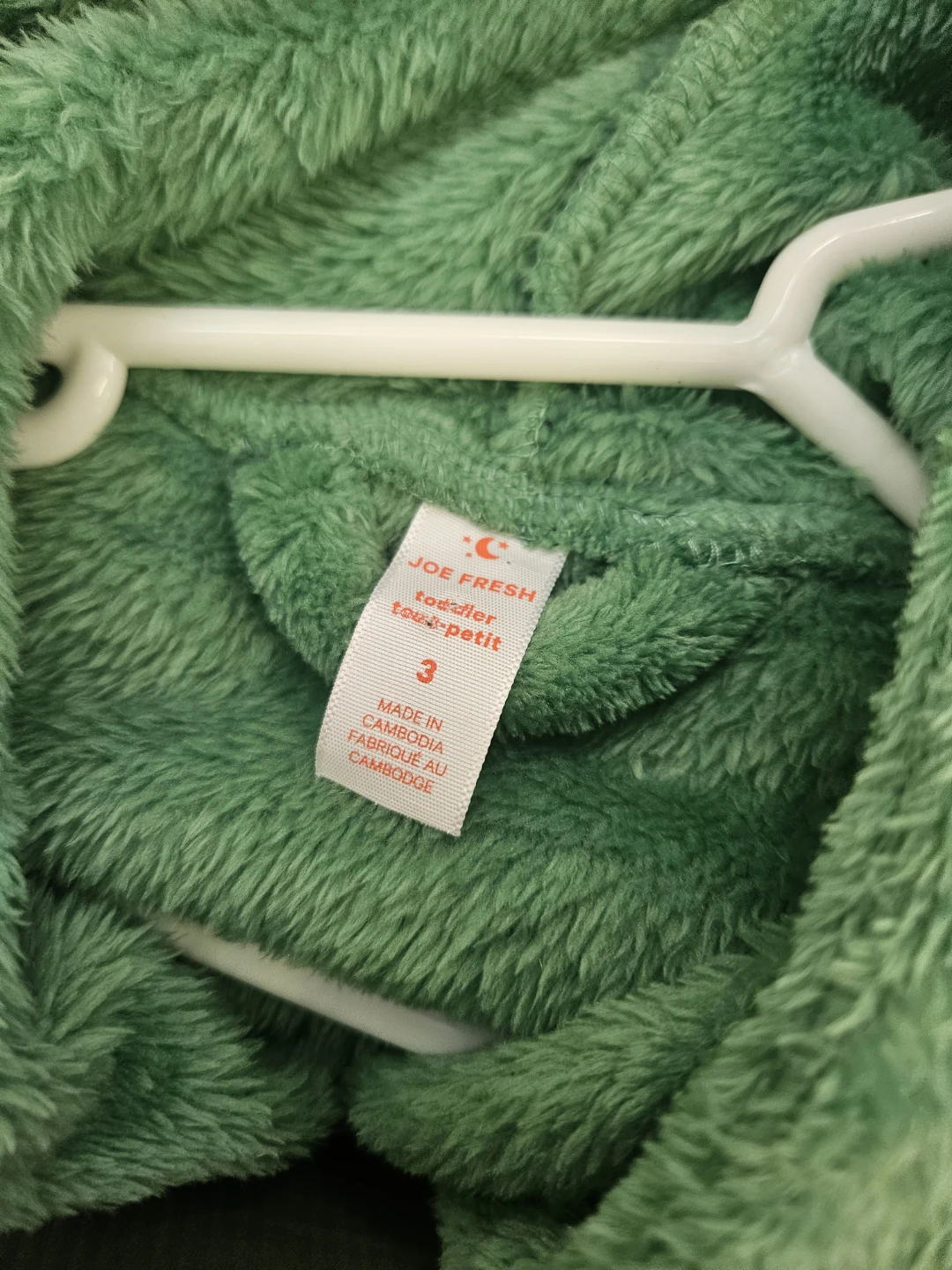 Joe Fresh Toddler Green Dinosaur Robe - Size 3 - photo 2
