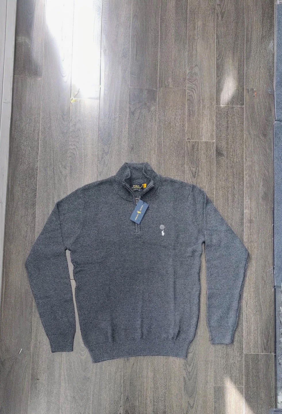 New Polo Ralph Lauren 1/4 Zip Sweater - photo 2
