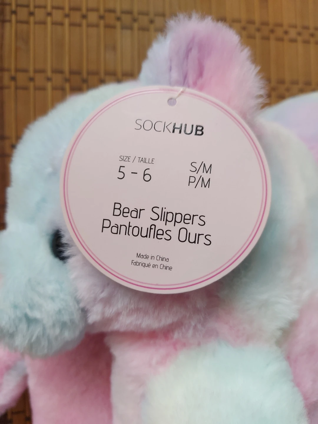 Sockhub Bear Slippers - Size 5-6 (S/M) - photo 3