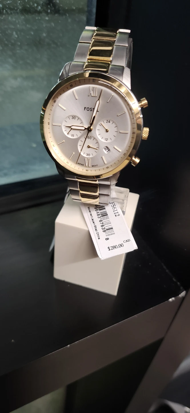 Fossil Two-Tone Stainless Steel Watch