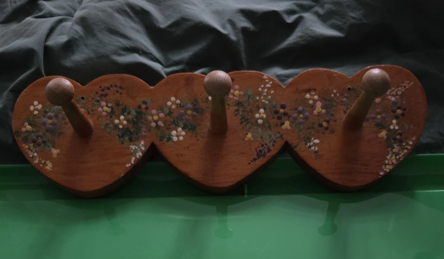 Wooden Heart-Shaped Wall Hanger