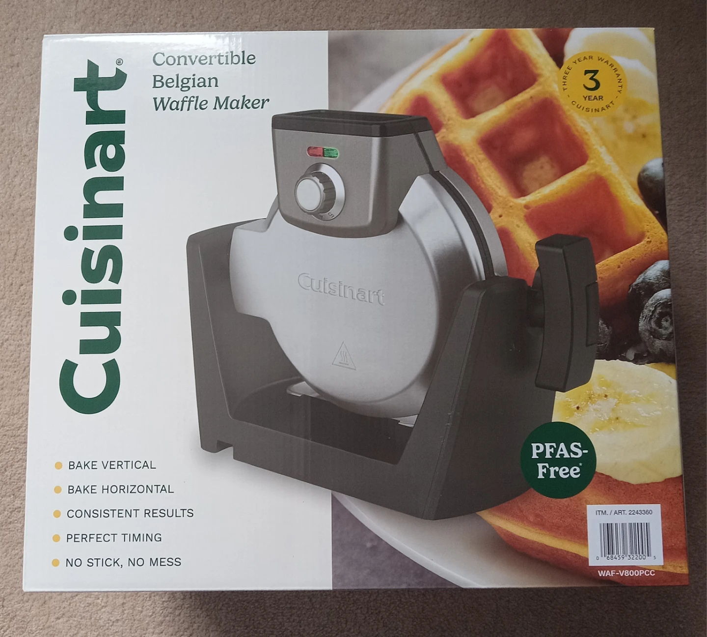 *Brand New* Cuisinart Convertible Belgian Waffle Maker