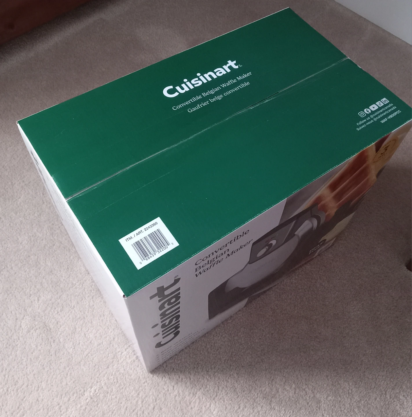 *Brand New* Cuisinart Convertible Belgian Waffle Maker - photo 3
