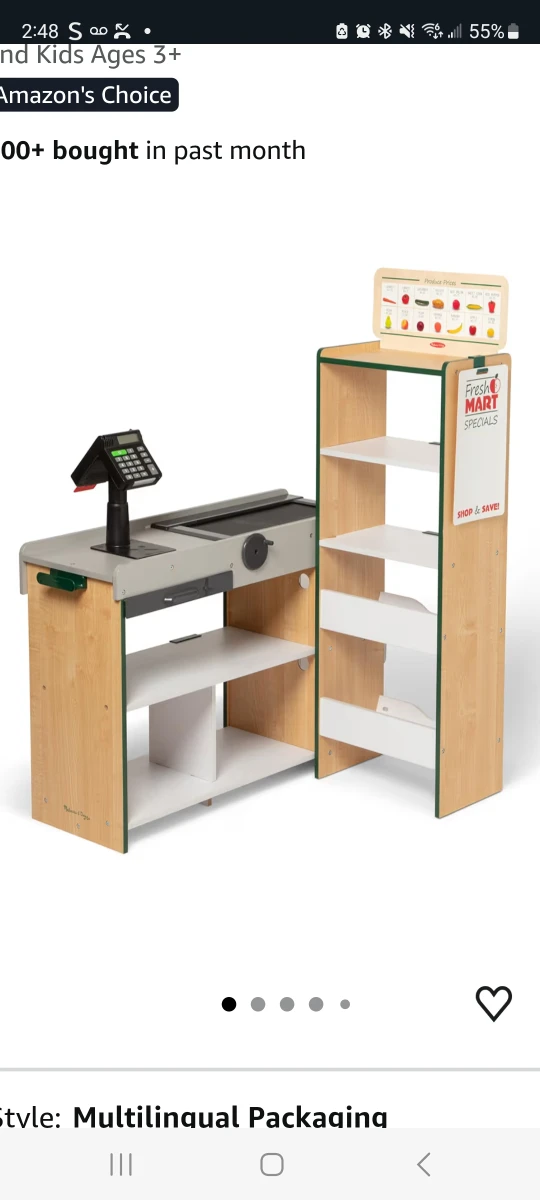 Melissa & Doug Wooden Supermarket Grocery Store