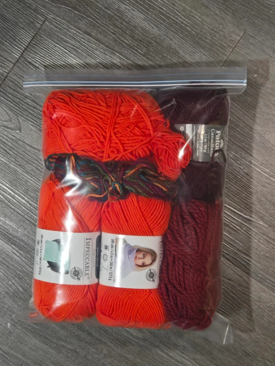 Yarn Lot! Orange & Red ❤️🧶🍊