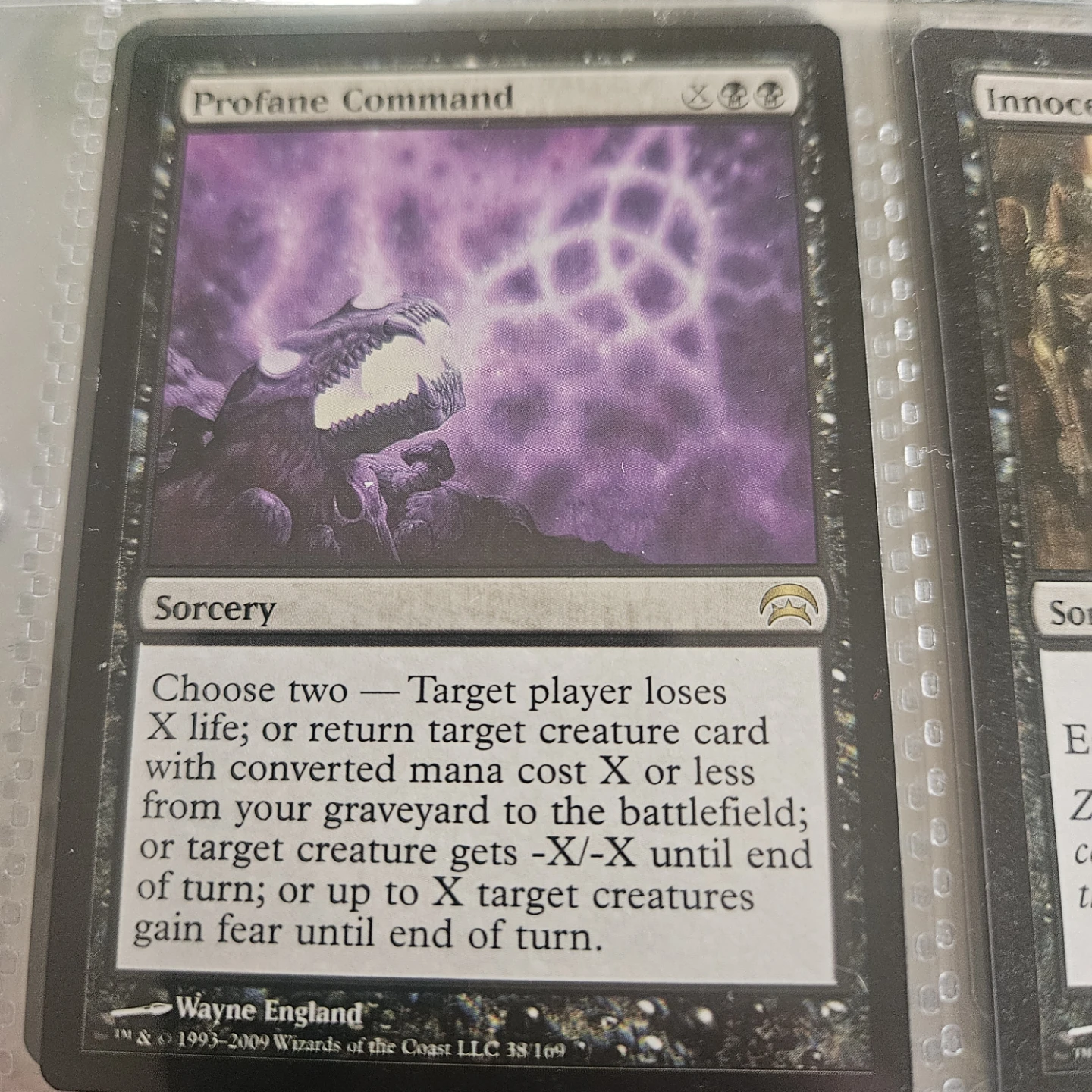 Profane Command Magic The Gathering Card