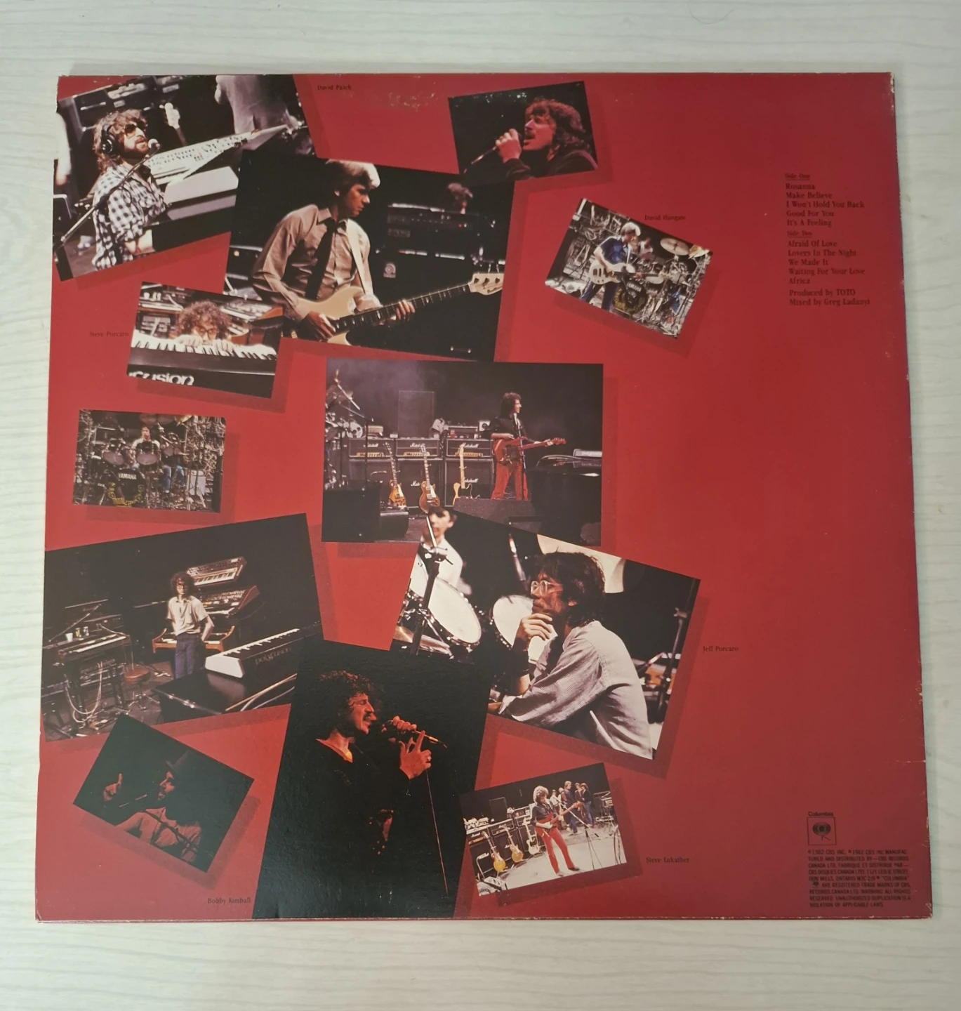 Toto IV Vinyl Record - photo 2